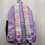 Champion Lavender Backpack With Large Neon Letters. Preloved Photo 4