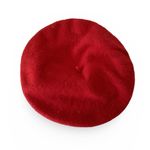 Vintage Normandy Ultrabasque Wool Beret Red Photo 2