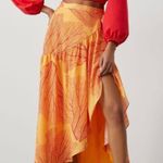 Anthropologie Hutch Printed Wrap Maxi Skirt, Size M Photo 0