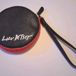 Betsey Johnson Luv Betsey Baseball Wristlet Coin Purse 5 Inch Photo 2