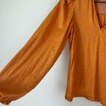 Nation Ltd  Dolly Smocked Long Sleeve‎ Blouse Size Small Photo 5