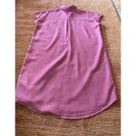 Wonderly  Women's Short Cap Sleeve Shirtdress Hamilton Pink Button Down S Photo 7