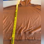 Aerie  Sunday Soft Turtleneck Burnt Orange Oversized Funnelneck Sweatshirt Small Photo 8