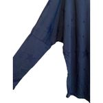 Scotch & Soda Maison Scotch Long Sleeve Shirt Women Size Medium Blue‎ Star Sheer Jersey NWT Photo 4