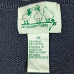 Quacker Factory  Womens Patriotic Cardigan Sweater 3X Teacher Flags Hearts Stars Photo 2