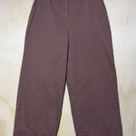Eileen Fisher Womens Brown Pull On Ankle Pants Size PS Elastic Waist Lounge Pant Photo 0