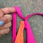 Lands' End Coverage Tummy Control One Shoulder One Piece Swimsuit Pink Orange M Photo 4