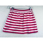 Lilly Pulitzer Y2K Flared Mini Skirt Womens S Pink White Stripe Stretch Waist Photo 1