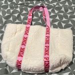 Victoria's Secret NWT Victoria’s Secret Pink Plush Tote Bag Photo 2