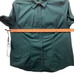 Appleseeds Womens Button Up Top Size 18W Career Office Business Casual Comfy Green Photo 11