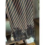 GOLD HAWK Stripe Silk Slip Dress Black Womens Size XS Photo 5