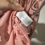 Farm Rio Glam Tapestry Burgundy Laces Short Sleeve Maxi Dress Size M Photo 6