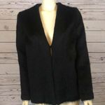 Boutique REVERSIBLE BLACK HOBO FAUX FUR COAT size medium Photo 2