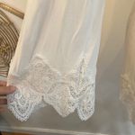 VICI  White Lace Boho Mini Dress JFT582 Long Sleeve Romantic Cottagecore Small Photo 6