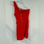Hello Molly Backstage Passes Red One-Shoulder Ruffle Mini Dress Size 2 EUC Photo 3