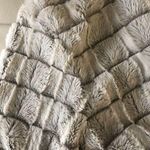 White Faux Fur Coat Photo 1