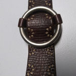 Aeropostale  Vntg Leather Brown Embroidered Boho Women's Belt Size L Photo 7