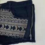 Pull & Bear  Embroidered Black Short. Photo 6
