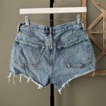 AGOLDE  Parker Cut Off Denim Shorts Swapmeet Dark Size 25 Photo 4