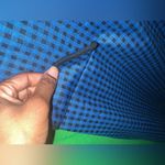 Allegra K NWT Blue Checkered Women's Dress size Medium Photo 3