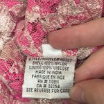 Anthropologie Yoana Baraschi Jardim Dress Pink Floral Lace Party Cocktail Size 6 Photo 11