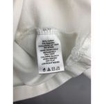 Susan Graver  Womens Large White Cotton & Spandex Top With Crochet Lace Detail Photo 4