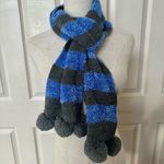 Talbots striped scarf with Pom poms Photo 7
