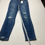 Jelly Jeans High Rise Distressed Skinny Button Fly Size 9 / 26 Waist Denim‎ NEW Blue Photo 8