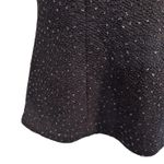Jessica Howard | Vintage Black Glitter Blouse Keyhole Back Zipper Detail Size 12 Photo 0
