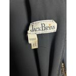 Vtg Jack Bryan Black Beaded Sleeve Midi Dress Sz L Evening Cocktail Shift Gown Size L Photo 7