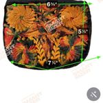 Not sure Size OS Vintage Floral Embroidered Velvet Crossbody Bag with Black Brai Photo 2