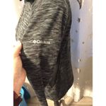 Columbia Partial Zip Womens Medium M Black Zip Up Sweater Photo 2