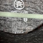 American Fighter  Charcoal Gray, Black and Burgundy Tee Size Medium Photo 2