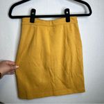 Boden | Mustard Yellow Pencil Mini Skirt for Casual Work 2R Size 2 Photo 2