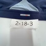 Aerie Sports Bra Womens Medium Blue Mesh Racerback Chill Play Move Athletic Gym Photo 2