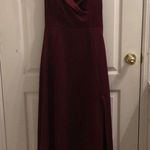 Windsor Off-Shoulder Burgundy Gown Photo 0