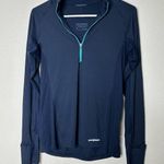 Patagonia  All Weather Zip-Neck Blue Shirt Small Photo 0