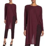 ASTR the Label Dark
Burgundy Red Side Tie
Ribbed Long Sleeve Sweater XL Photo 1