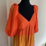 Farm Rio for Anthropologie Tiered Colorblocked Maxi Dress Small Photo 9