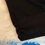 No Boundaries Faith Cowl Neck Shirt Top sheer lace shoulder panel Juniors Large Black Ruching Photo 8