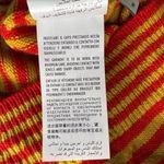 Gucci Red & Yellow Intarsia Wool Puma Knit Striped Crewneck Sweater Size M NWT Photo 7