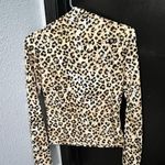 Haute Monde Leopard Turtle Neck Shirt Photo 2