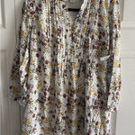 Old Navy  Womens Small White Floral Dress‎ NEW Cottagecore Feminine Photo 0