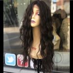 Beach Waves brown Lacefront long lace wig 2019 Photo 5