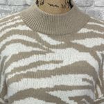 Maurice's  Zebra Print Mock Neck Pullover Sweater Photo 3