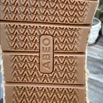 Abeo Solstice Buckle wedge sandal comfort cushioned gold metallic shoes size 7.5 Photo 11