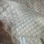 Vintage Handmade Wool Sequin Encrusted Cavanagh’s Off White Sweater Size S Party Photo 10