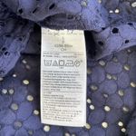 Banana Republic Dillon Classic Fit Utility Shirt in Navy Blue Eyelet Cotton Sz S Photo 4