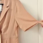 Topshop Button Blazer Dress Romper Blush Pink Size 12 NWT Photo 4