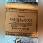 Calvin Klein Vintage  Light Wash Blue Denim 100% Cotton Jean Jacket Medium Photo 2